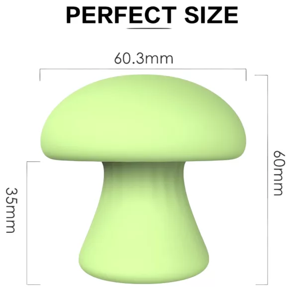 Magic Mushroom - masseur facial vert rechargeable