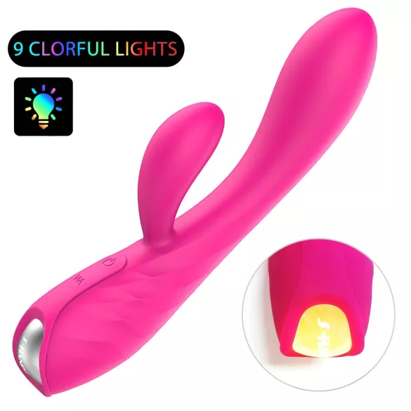 Sex HD Muses - vibromasseur chauffant étanche rechargeable - rose