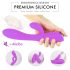 Vibromasseur chauffant étanche HD Muses lilas
