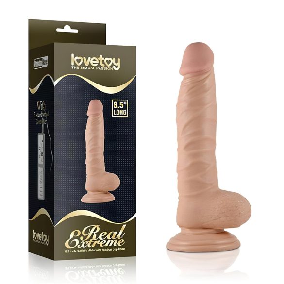 Lovetoy Real Extreme - gode ventouse - réaliste 21cm - couleur chair