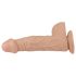Lovetoy Real Extreme - ventouse dildo - 23cm (naturel)