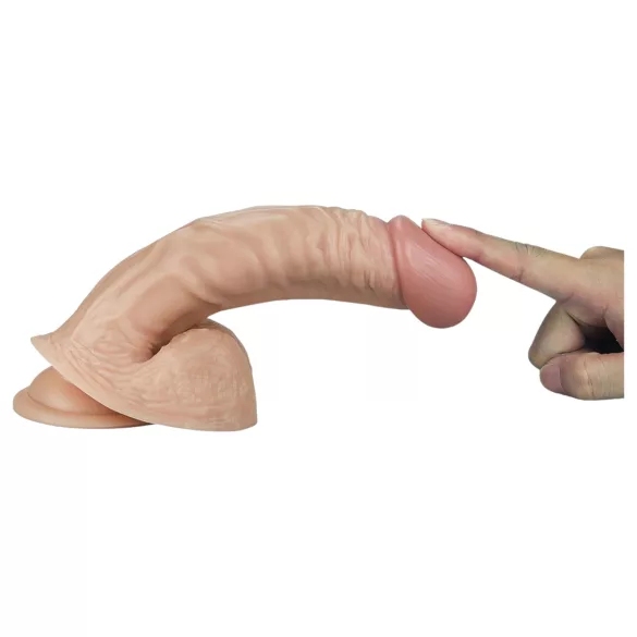 Lovetoy Real Extreme - gode ceinture point G réaliste - 21 cm - chair