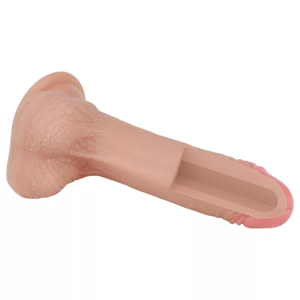 Lovetoy Nature Cock - gode réaliste double couche - 18cm - couleur chair