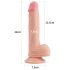 Lovetoy Nature Cock - Dildo réaliste ventouse 21cm (naturel)