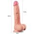 Dildo réaliste double couche - 25cm (naturel)