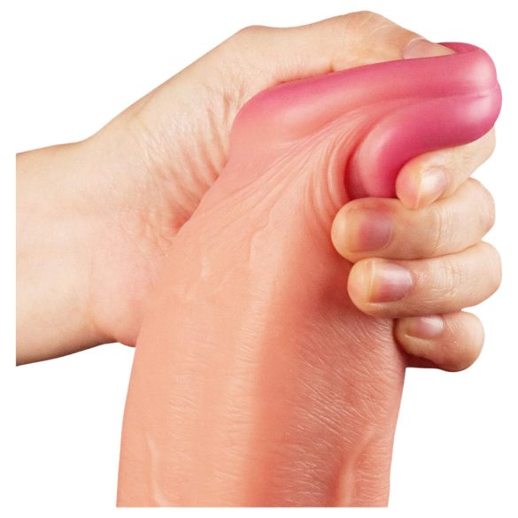 Lovetoy - gode réaliste double couche - 30 cm - couleur chair