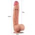 Lovetoy Nature Cock - Dildo réaliste double couche 30cm (naturel)