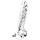 Lovetoy Flawless Clear - gode ventouse - 19 cm (transparent)