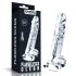 Lovetoy Flawless Transparent - Dildo ventouse 19cm (transparent)
