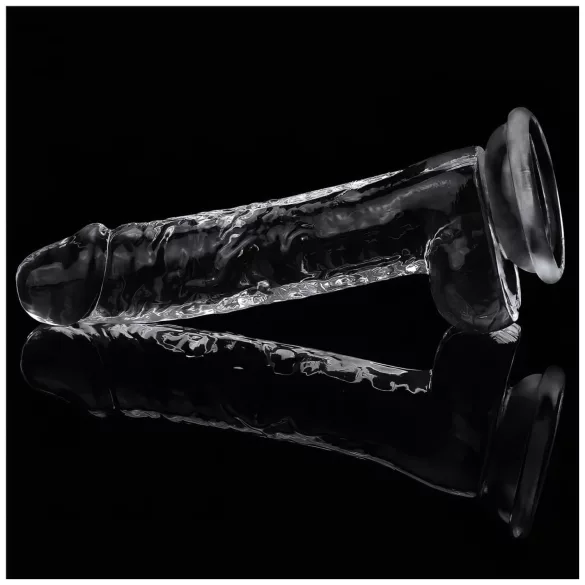Lovetoy Flawless Clear - gode ventouse - 19cm - transparent
