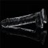 Lovetoy Flawless Clear - dildo ventouse - 19cm (transparent)