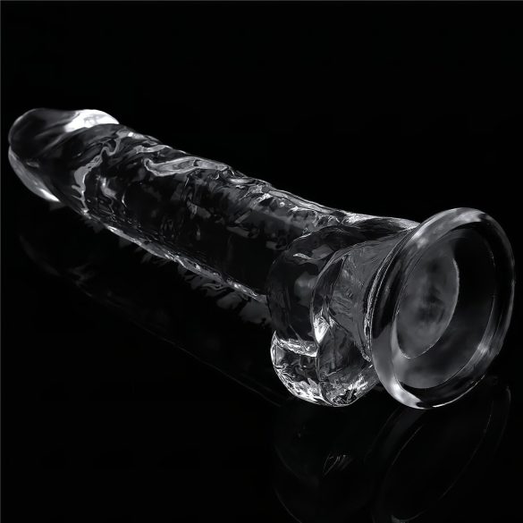 Lovetoy Flawless Clear - dildo ventouse - 19cm (transparent)