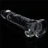 Lovetoy Flawless Transparent - Dildo ventouse 19cm (transparent)