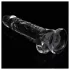 Lovetoy Flawless Clear - gode ventouse - 19cm - transparent