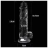 Lovetoy Flawless Clear - gode ventouse - 19cm - transparent