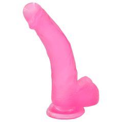 Dildo ventouse Lovetoy Jelly Studs - 20cm (rose)