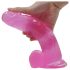 Dildo ventouse Lovetoy Jelly Studs - 20cm (rose)
