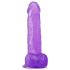 Lovetoy Jelly Studs - ventouse dildo - 20cm (violet)