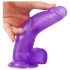 Lovetoy Jelly Studs - ventouse dildo - 20cm (violet)