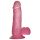 Lovetoy Jelly Studs - Dildo ventouse 15cm (rose)