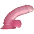 Lovetoy Jelly Studs - Dildo ventouse 15cm (rose)