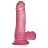 Lovetoy Jelly Studs - Dildo ventouse 15cm (rose)