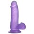 Lovetoy Jelly Studs - Dildo ventouse 15cm (violet)