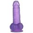 Lovetoy Jelly Studs - Dildo ventouse 15cm (violet)