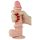 Lovetoy Sliding-Skin - dildo à double couche - 21cm (naturel)