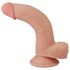 Lovetoy Sliding-Skin - dildo à double couche - 21cm (naturel)