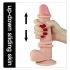 Lovetoy Sliding-Skin - dildo à double couche - 21cm (naturel)