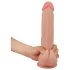 Lovetoy Sliding-Skin - Dildó à double couche - 23cm (naturel)