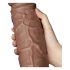 Lovetoy Chubby - Réaliste ventouse dildo - 25cm (naturel)