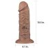Lovetoy Chubby - Réaliste ventouse dildo - 25cm (naturel)