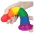 Lovetoy Prider - Dildo réaliste 19cm (arc-en-ciel)