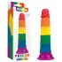 Lovetoy Prider - Dildo réaliste 19cm (arc-en-ciel)