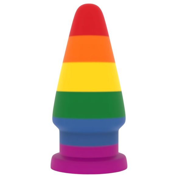 Lovetoy Prider - plug anal dilatateur - 15cm (arc-en-ciel)