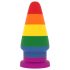 Lovetoy Prider - plug anal dilatateur - 15cm (arc-en-ciel)