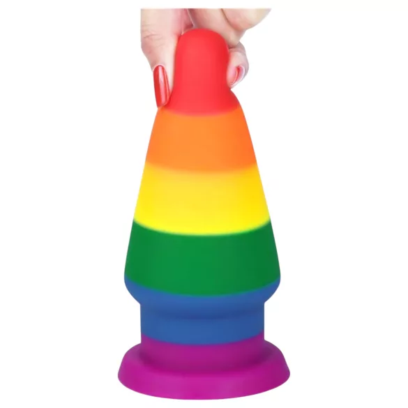 Lovetoy Prider - plug anal dilatateur - 15 cm (arc‑en‑ciel)
