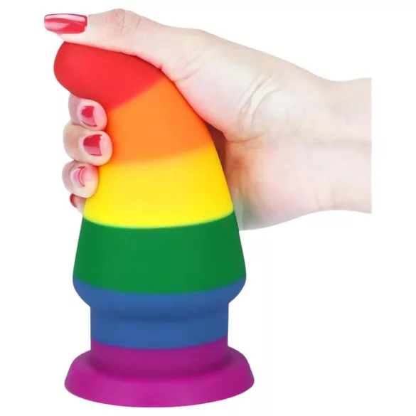 Lovetoy Prider - plug anal dilatateur - 15 cm (arc‑en‑ciel)
