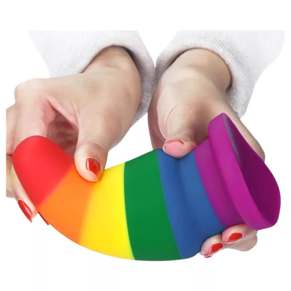 Lovetoy Prider - plug anal dilatateur - 15 cm (arc‑en‑ciel)