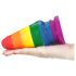 Lovetoy Prider - plug anal dilatateur - 15cm (arc-en-ciel)