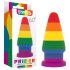 Lovetoy Prider - plug anal dilatateur - 15cm (arc-en-ciel)