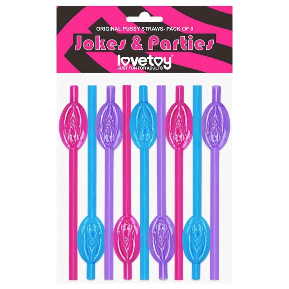 Lovetoy - pailles coquines (rose-bleu-lilas)