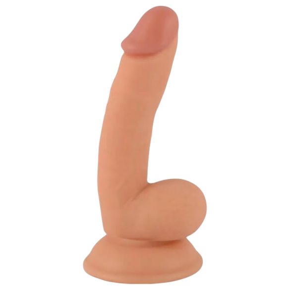 Mr. Rude - gode ventouse réaliste à couilles - 18 cm (naturel)