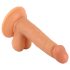 Mr. Rude - dildo ventouse réaliste avec testicules - 17cm (naturel)