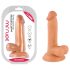 Mr. Rude - dildo ventouse réaliste avec testicules - 17cm (naturel)