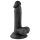 Mr. Rude - godemichet réaliste ventouse avec testicules - 17cm (noir)