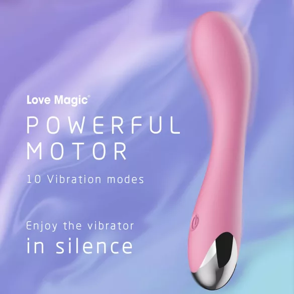 Lonely - vibromasseur point G rechargeable - silicone rose