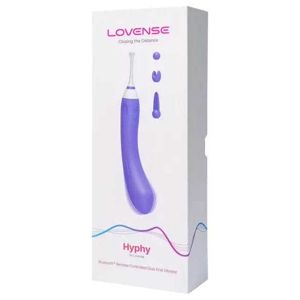 Lovense Hyphy - Vibromasseur 2‑en‑1 contrôlé par application (violet)